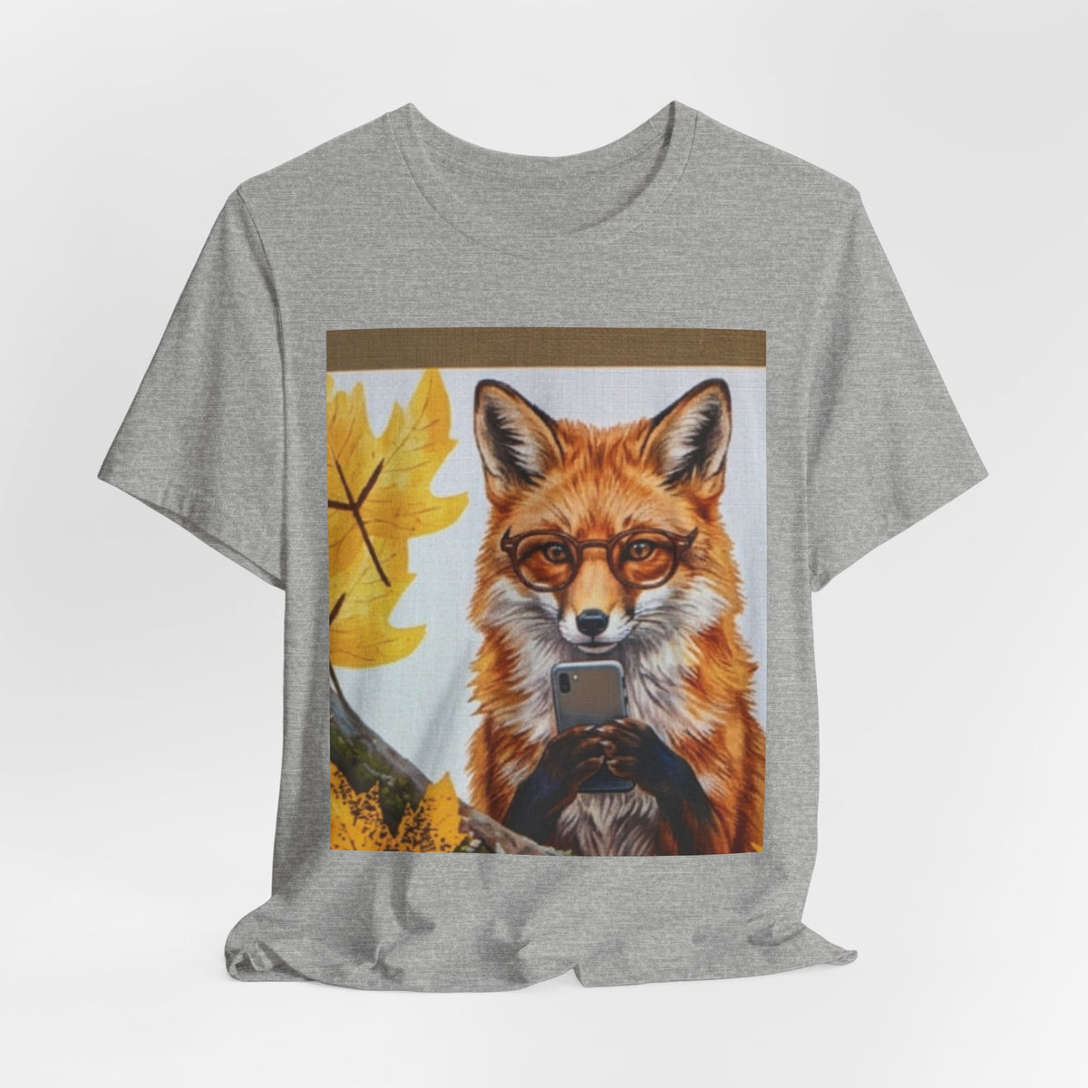Autumn Fox Portrait T-Shirt — Wildlife Nature Graphic Tee