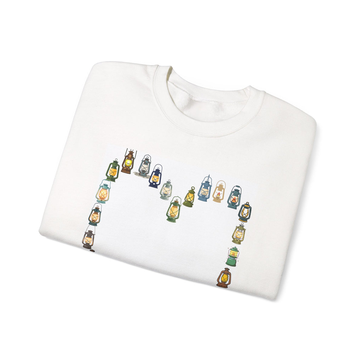 Penguin Heart Crewneck Sweatshirt — Cute Penguin Heart Graphic Pullover