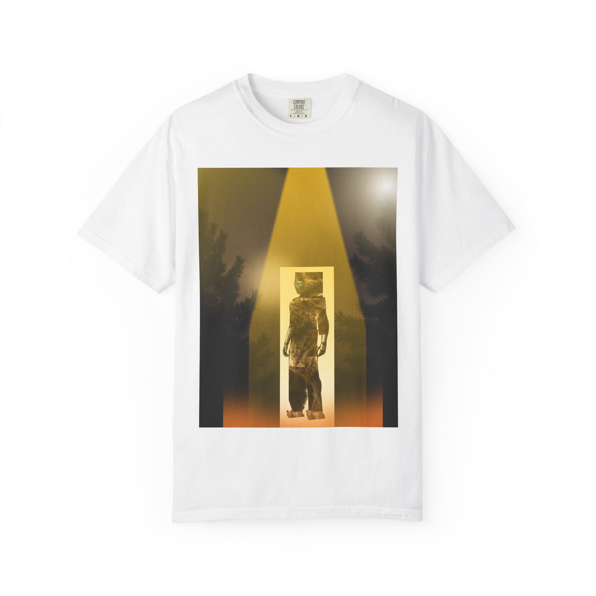 Graphic T-Shirt — Surreal Spotlight Astronaut Print