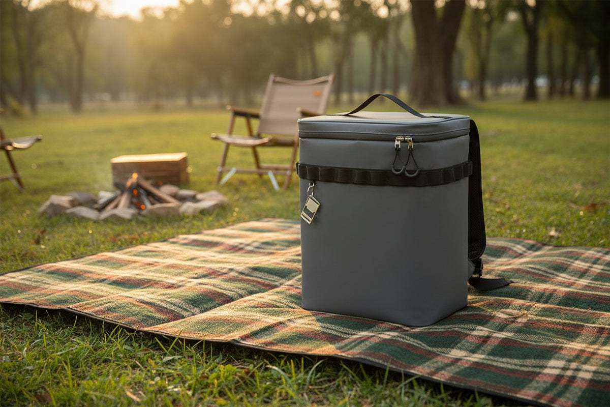 Refrigerated backpack, backpack, leak-proof cooler, cooler bag, lunch backpack, camping picnic bag, outdoor ice pack, ice pack