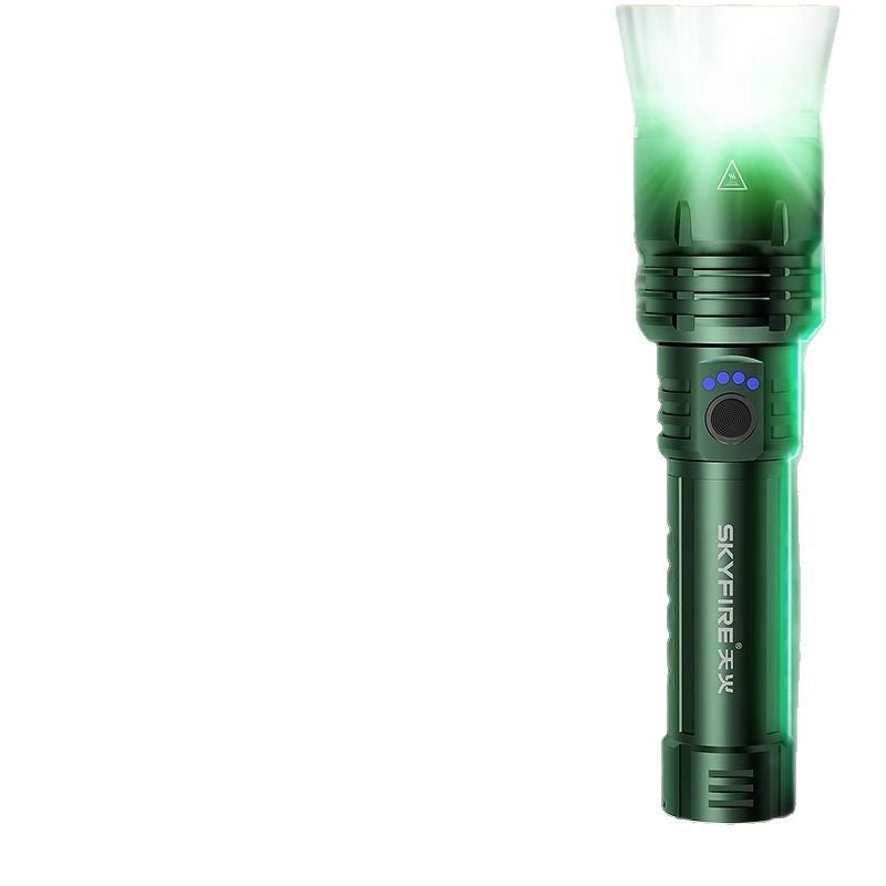 Trailblazer Tactical Flashlight — Long-Range LED with Laser