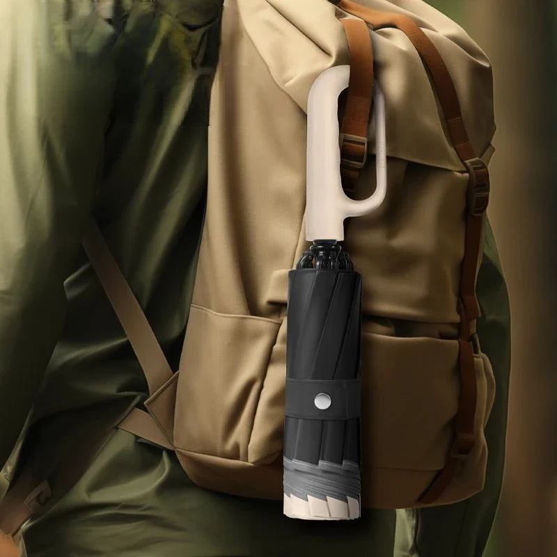 StormGuard Reverse Fold Umbrella | Windproof & UV Protection Travel Companion